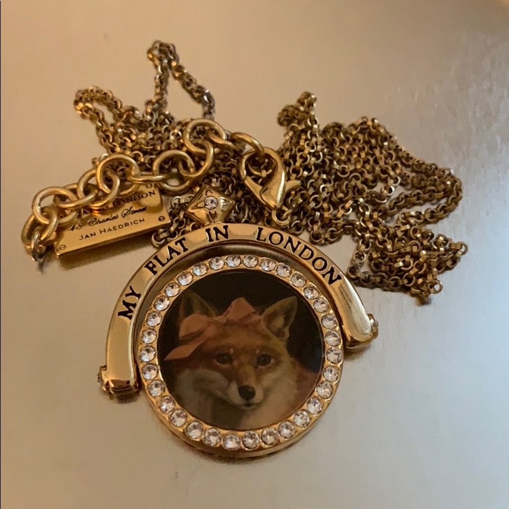 My Flat in London Long Fox Necklace